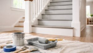 escaliers et peinture