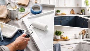 Meuble de cuisine et peinture