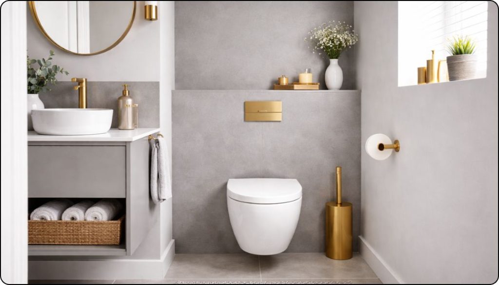 toilettes grises