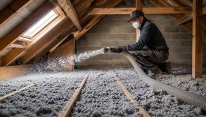 Ouate de cellulose combles